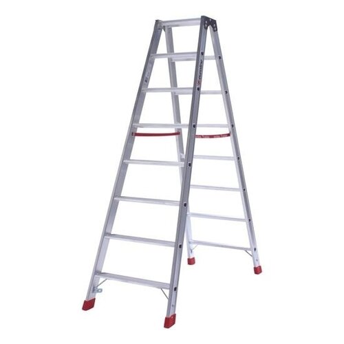 Euroline Dubbele Trap 2x8(max. werkhoogte 3,86 m)