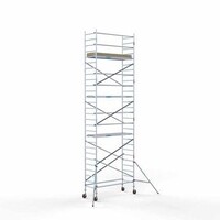 Euroscaffold Afsluitbare Steigeraanhanger + Basis Rolsteiger 90 x 250 x 9,2 meter