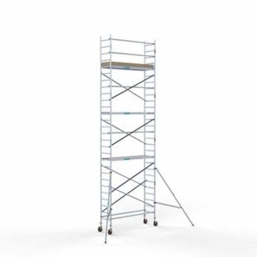 Euroscaffold Afsluitbare Steigeraanhanger + Basis Rolsteiger 75 x 250 x 9,2 meter