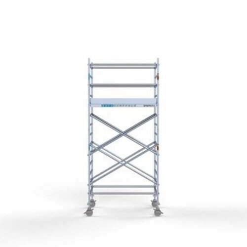 Euroscaffold Steigeraanhanger + Rolsteiger Original 135 x 190 x 5,2 meter werkhoogte