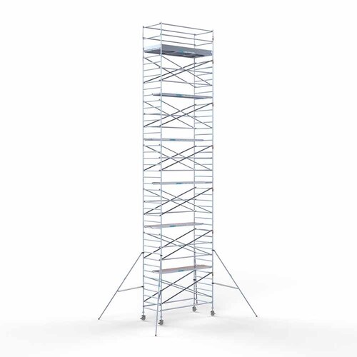 Euroscaffold Rolsteiger Original 135 x 305 x 14,2m werkhoogte met lichtgewicht platform