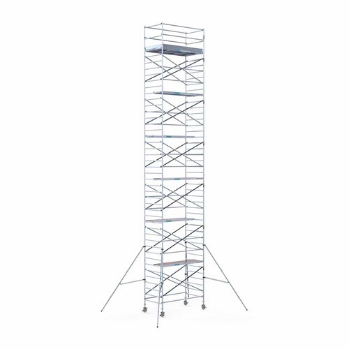 Euroscaffold Rolsteiger Original 135 x 250 x 14,2m werkhoogte met lichtgewicht platform