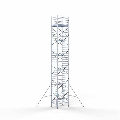 Euroscaffold Rolsteiger Original 135 x 190 x 13,2m werkhoogte met lichtgewicht platform