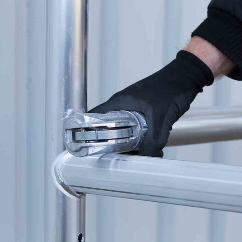 Euroscaffold Rolsteiger Original 135 x 190 x 12,2m werkhoogte met lichtgewicht platform