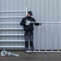 Euroscaffold Rolsteiger Original 135 x 190 x 11,2m werkhoogte met lichtgewicht platform