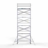Euroscaffold Rolsteiger Original 135 x 305 x 10,2m werkhoogte met lichtgewicht platform