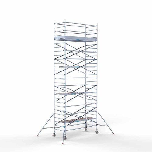 Euroscaffold Rolsteiger Original 135 x 305 x 9,2m werkhoogte met lichtgewicht platform