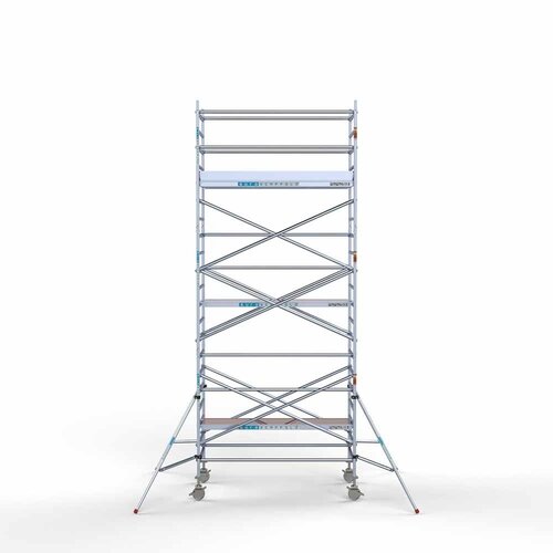 Euroscaffold Rolsteiger Original 135 x 250 x 7,2m werkhoogte met lichtgewicht platform