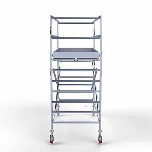 Euroscaffold Rolsteiger Original 135 x 305 x 4,2m werkhoogte met lichtgewicht platform