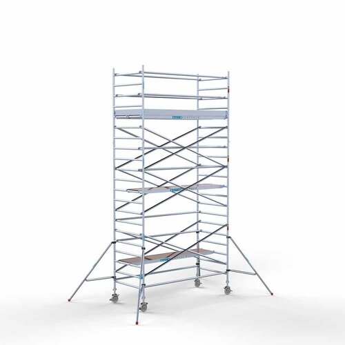 Euroscaffold Rolsteiger Original 135 x 305 x 7,2m werkhoogte met lichtgewicht platform