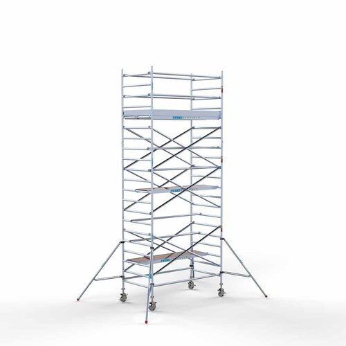Euroscaffold Rolsteiger Original 135 x 250 x 7,2m werkhoogte met lichtgewicht platform