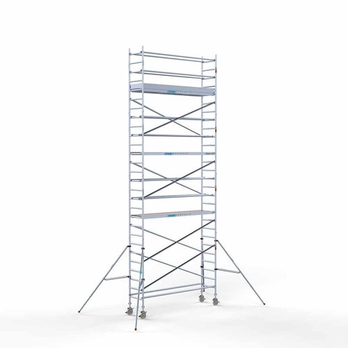 Euroscaffold Rolsteiger Original 75 x 305 x 9,2m werkhoogte met lichtgewicht platform
