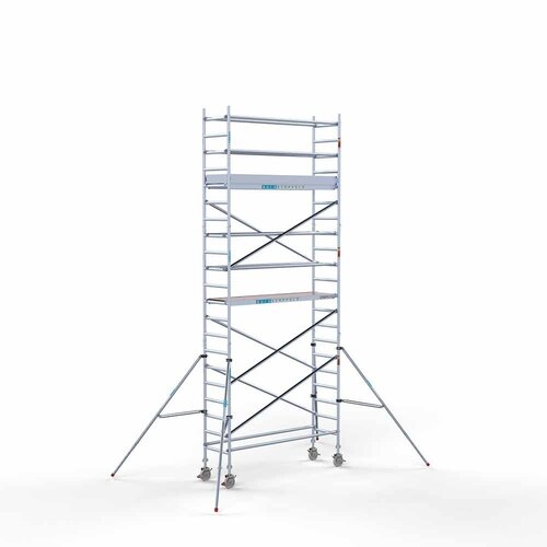 Euroscaffold Rolsteiger Original 75 x 250 x 7,2m werkhoogte met lichtgewicht platform