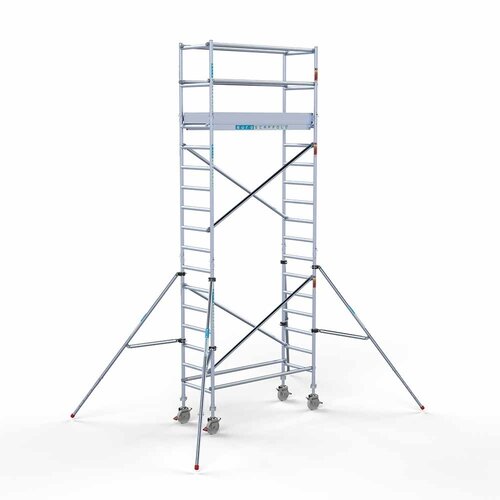 Euroscaffold Rolsteiger Original 75 x 190 x 6,2m werkhoogte met lichtgewicht platform