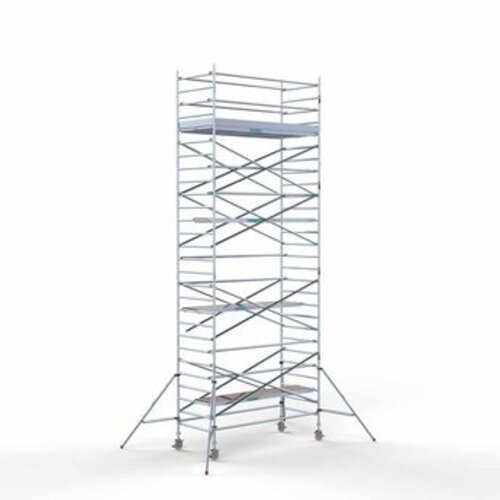 Euroscaffold Steigeraanhanger + Rolsteiger Original 135 x 305 x 9,2 meter werkhoogte
