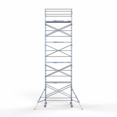 Euroscaffold Euro rolsteiger 135 x 250 x 10,2m werkhoogte met lichtgewicht platform