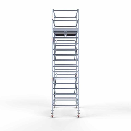 Euroscaffold Euro rolsteiger 135 x 250 x 6,2m werkhoogte met lichtgewicht platform