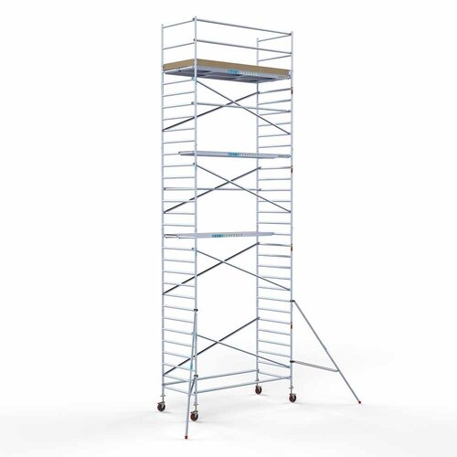 Euroscaffold Basis rolsteiger 135 x 305 x 10,2m werkhoogte met lichtgewicht platform