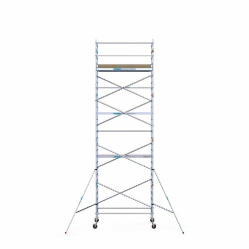 Euroscaffold Basis rolsteiger 135 x 190 x 9,2m werkhoogte met lichtgewicht platform