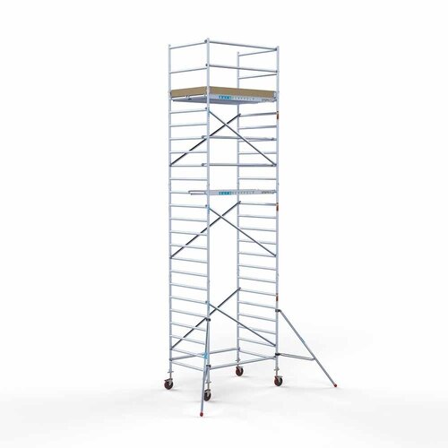 Euroscaffold Basis rolsteiger 135 x 190 x 8,2m werkhoogte met lichtgewicht platform