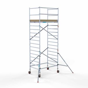 Basis rolsteiger 135 x 190 x 6,2m werkhoogte met lichtgewicht platform