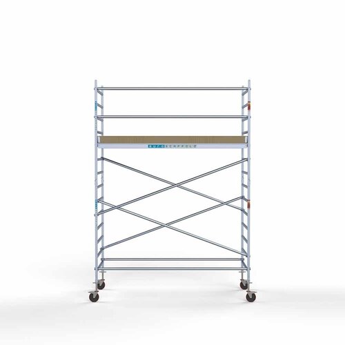 Euroscaffold Basis rolsteiger 135 x 305 x 5,2m werkhoogte met lichtgewicht platform