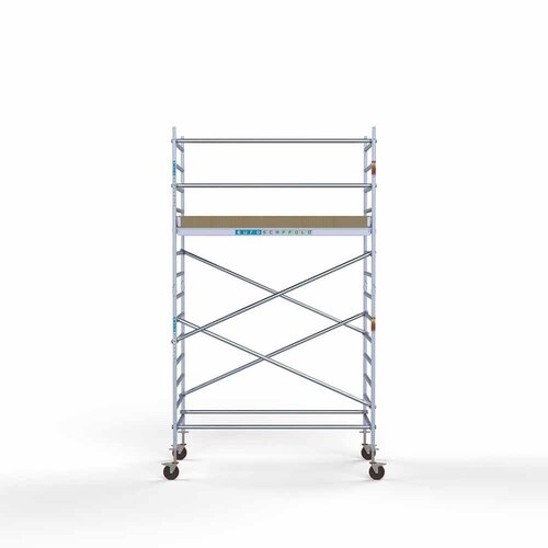 Euroscaffold Basis rolsteiger 135 x 250 x 5,2m werkhoogte met lichtgewicht platform