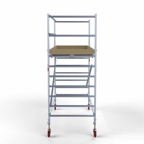 Euroscaffold Basis rolsteiger 135 x 305 x 4,2m werkhoogte met lichtgewicht platform