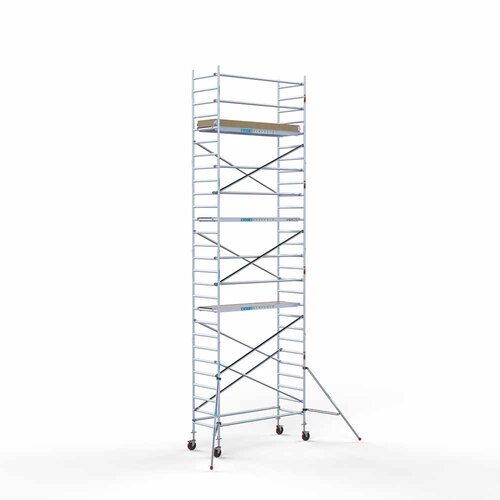 Euroscaffold Basis rolsteiger 90 x 250 x 9,2m werkhoogte met lichtgewicht platform