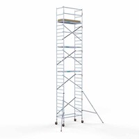 Euroscaffold Basis rolsteiger 90 x 190 x 10,2m werkhoogte met lichtgewicht platform Euroscaffold Basis rolsteiger 90 x 190 x 10,2m werkhoogte met lichtgewicht platform