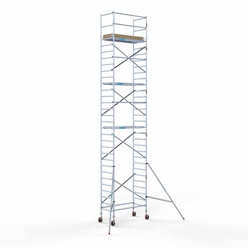 Euroscaffold Basis rolsteiger 90 x 190 x 10,2m werkhoogte met lichtgewicht platform