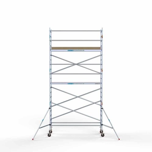 Euroscaffold Basis rolsteiger 90 x 305 x 7,2m werkhoogte met lichtgewicht platform