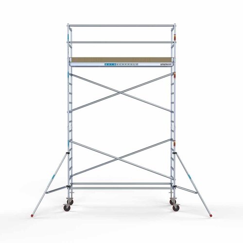 Euroscaffold Basis rolsteiger 90 x 305 x 6,2m werkhoogte met lichtgewicht platform