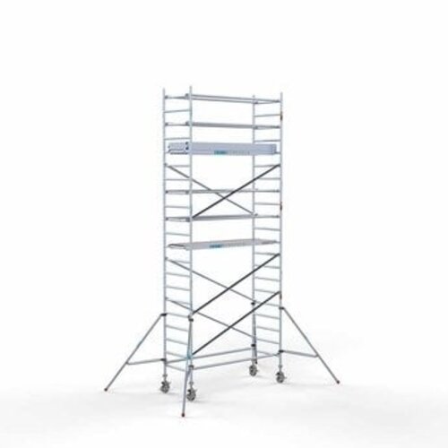 Euroscaffold Steigeraanhanger + Rolsteiger Original 90 x 250 x 7,2 meter werkhoogte