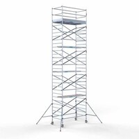 Euroscaffold Steigeraanhanger + Rolsteiger Original 135 x 250 x 10,2 meter werkhoogte