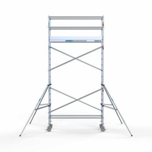 Euroscaffold Steigeraanhanger + Rolsteiger Original 75 x 250 x 6,2 meter werkhoogte