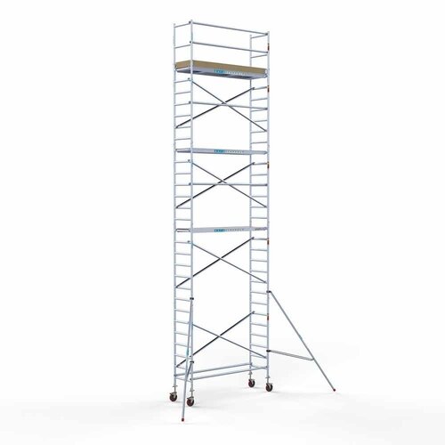 Euroscaffold Basis rolsteiger 75 x 250 x 10,2m werkhoogte met lichtgewicht platform