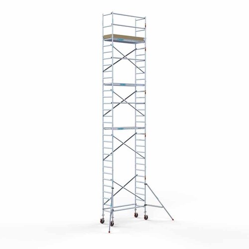 Euroscaffold Basis rolsteiger 75 x 190 x 10,2m werkhoogte met lichtgewicht platform