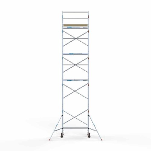 Euroscaffold Basis rolsteiger 75 x 190 x 10,2m werkhoogte met lichtgewicht platform