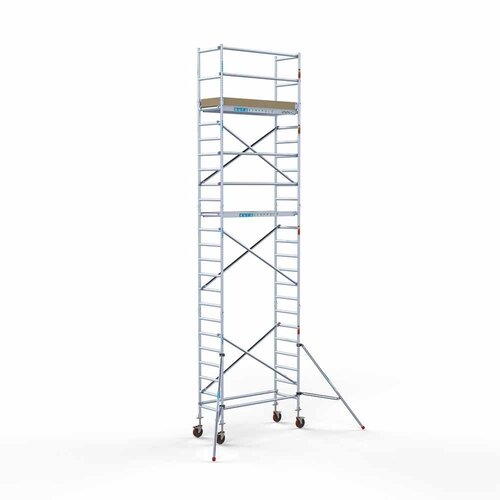 Euroscaffold Basis rolsteiger 75 x 190 x 8,2m werkhoogte met lichtgewicht platform