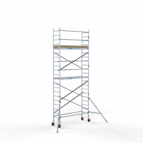 Euroscaffold Rolsteiger Basis 75 x 250 x 7,2 meter werkhoogte met lichtgewicht platform