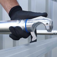 Euroscaffold Rolsteiger Basis 75 x 250 x 7,2 meter werkhoogte met lichtgewicht platform
