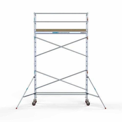 Euroscaffold Basis rolsteiger 75 x 305 x 6,2m werkhoogte met lichtgewicht platform
