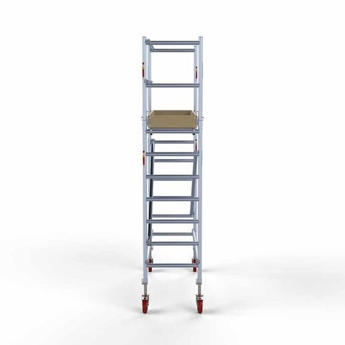 Euroscaffold Basis rolsteiger 75 x 190 x 4,2m werkhoogte met lichtgewicht platform