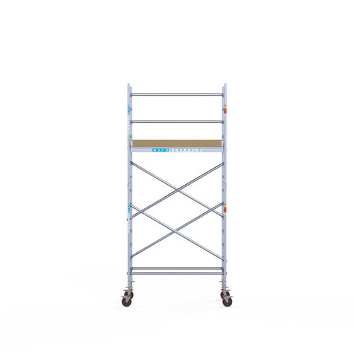 Euroscaffold Basis rolsteiger 75 x 190 x 5,2m werkhoogte met lichtgewicht platform