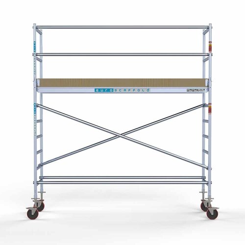 Euroscaffold Basis rolsteiger 75 x 305 x 4,2m werkhoogte met lichtgewicht platform