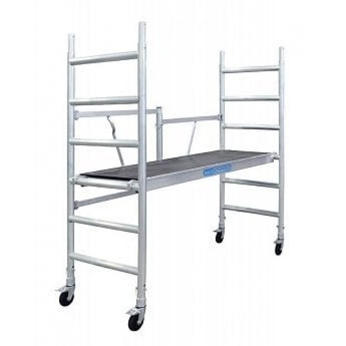 Euroscaffold Kamersteiger 75x190x4.7m werkhoogte met verstelbare wielen