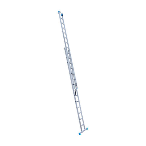 Eurostairs Eurostairs ladder dubbel recht 2 x 14 sporten + gevelrollen