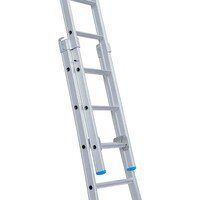 Eurostairs Eurostairs Reformladder dubbel recht 2 x 12 sporten + gevelrollen