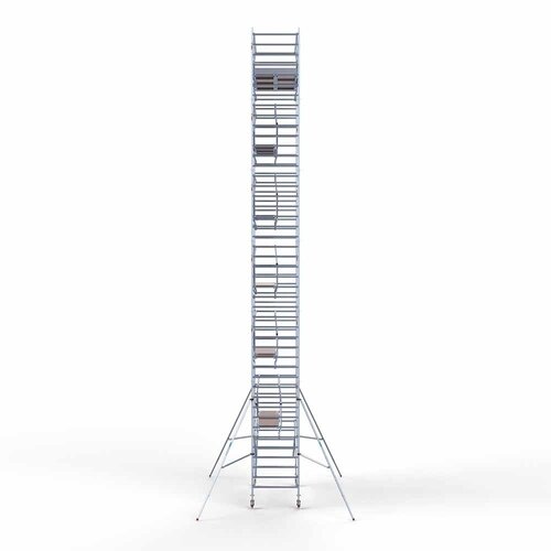 Euroscaffold Rolsteiger Professional 135 x 305 x 14,2m werkhoogte incl. dubbele voorloopleuning